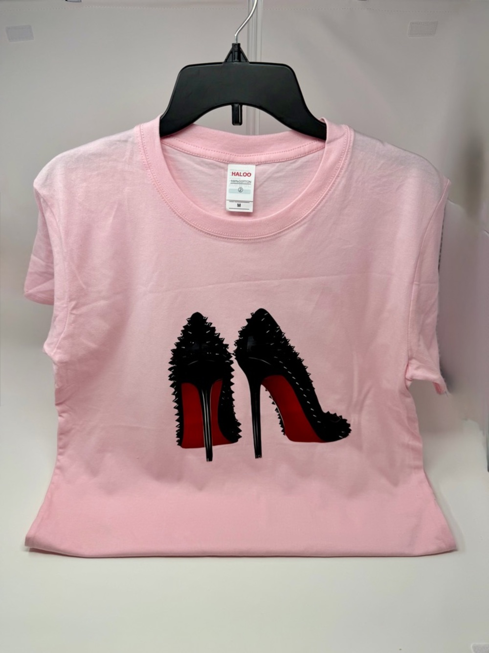Pink Red-Bottom Stiletto Graphic Tee - Picture 4 of 4